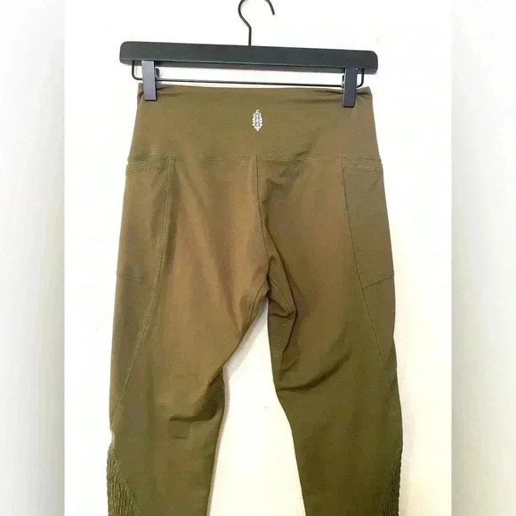 Free People Time Is Now Smocked Leggings - Picture 5 of 8